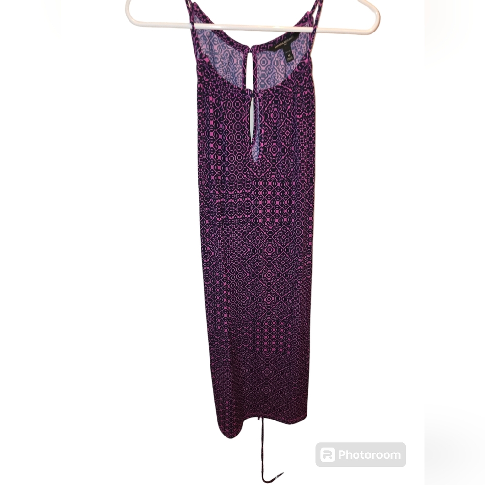 Banana Republic size Medium purple and black dress